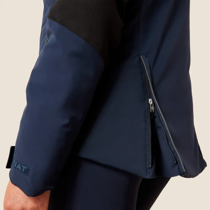 Ariat Women's Valor Waterproof Jacket - Navy Colorblock-5